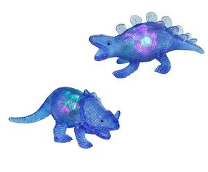 plastic light up animals flashing dinosaur toys