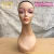 Import plastic mannequin wig head hair head mannequin brown mannequin head for makeup from China