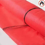 plastic orange construction safety net/orange debris scaffolding net