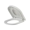 Plastic ( PP ) Soft Close White Quick Release WC Baby Mother Toilet Seat Covers / Children Kids Toilet Seat