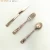 Import Plastic Rose Gold Coated Cutlery Set Disposable Flatware from China