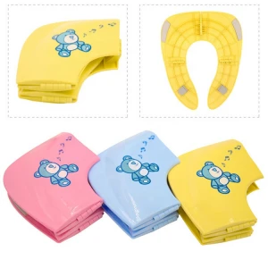 Plastic Safe Portable Baby Outdoor Travel Foldable Children Toilet Seat Washer