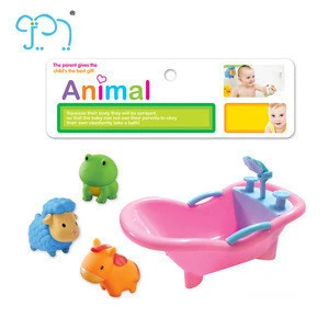 Plastic Toy Sea Bath Baby Shower Gifts Animal Christmas Rubber Sheep/Bath Toy