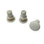 Plastic white nylon female snap together rivet