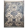 Polyester silver silk luxury carpet rugs for living room TOWER collection
