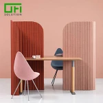 Polyester Sound Proof Panels Noise Control PET Acoustic Panels Soundproof Office Partition Acoustic Cubicle Partitions