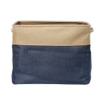 Popular Dark Blue Storage Bag Clothes Collapsible Large Laundry Basket