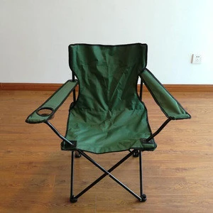 Portable foldable folding fishing camping hiking chair with cup holder