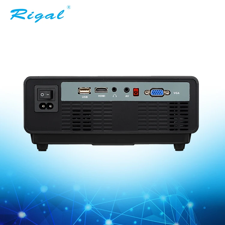 Portable mini 800*480 support 1080P projector with Wifi
