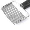 Potato Cutter Stainless Steel Potato Wavy Knife French Fry Chip Cutter Kitchen Vegetable Slicer Cutting Tools Kitchen Gadgets