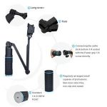 Power grip with extension pole replacement for Gopro battery For mobile phones