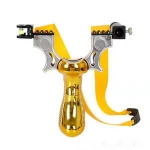 Power Rubber Band Slingshot Laser Aim High Precision Hunting Shooting Catapult