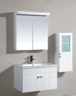 Pre-assembled Wall-hung Bathroom Wash Basin Cabinet vanity in MDF (AC1004)