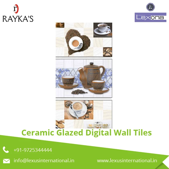 Premium Grade Ceramic Glazed Digital Print Wall Tiles