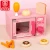 Import Pretend to role-play kids kitchen toys microwave toys bread and chips pretend to bake things wooden kitchen toy from China