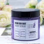 Private Label Exfoliating Natural Shea Butter Himalayan Dead Sea Salt Face Scrub Olive Oil Body Scrub Coconut