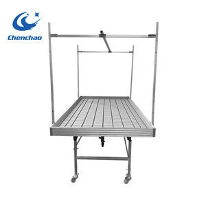 Products Ordering Greenhouse Rolling Tables Ebb and flow flood ABS bench(China)