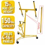 Professional Adjustable 11FT 16FT Plaster Drywall Panel Board Lift Jack Drywall Hoist Drywall Lifter