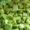 Professional carton packing certificated hot iqf vegetables frozen green pepper