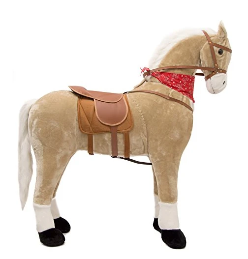 Promotional custom Suntown stuffed plush customized horse animal toys,plush standing horse toy,plush long hair horse for kids