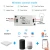 Import Qiachip APP Control Smart Home Remote Wi-Fi Light Push Button Switch Wireless Wall WiFi Smart Switch By Alexa and Google Home from China