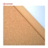 Ready to ship high quality natural cork leather for shoes cork mat yoga mat bags sleeve sheet board coaster