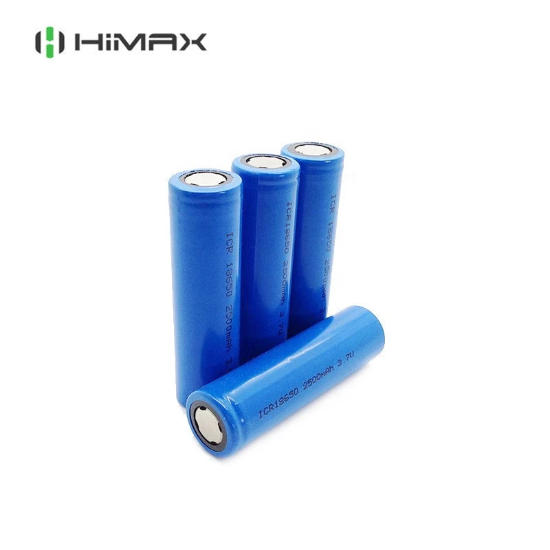 Rechargeable Batteries 2500mah 18650 3.7V Lithium Ion Battery with BIS Certification