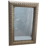 Rectangle metal wall mirror decorative metal wall mirror bath wall mirror