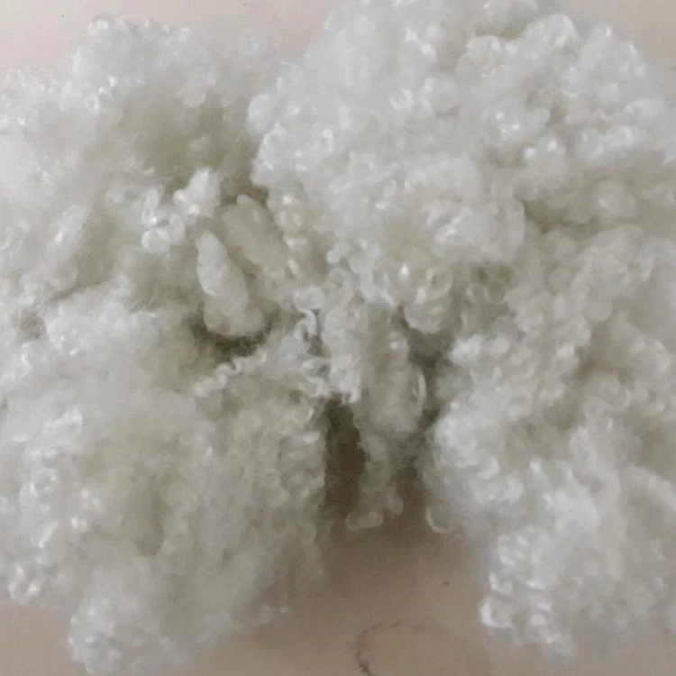 Recycled Polyester Staple Fiber, 7D, 15D Other Fiber HCS Stuffing Fibre Eco-friendly Spinning Anti-bacteria Filling Material Raw