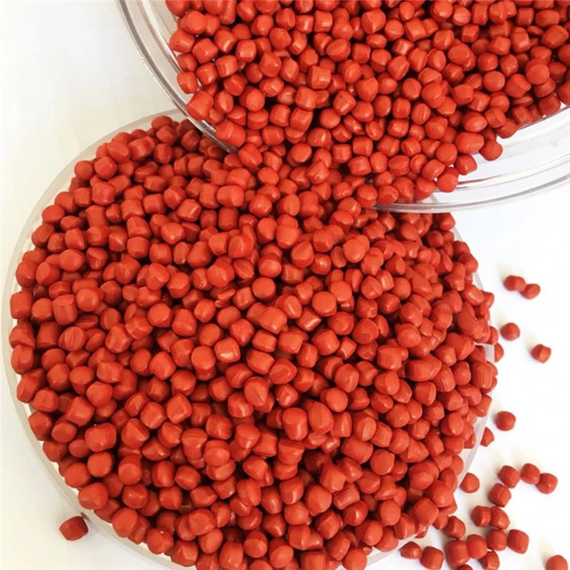 Red Masterbatch With Pp /Pe Plastic Pellets For Color Concentrate