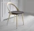 Import Replica Modern Simple Italian Designer Upholstered Hotel Restaurant Wood Ester Dining Chair chair from China