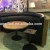 Import Restaurant leather sectional half round booth, Modern restaurant sofa booth half round leather sofa YK602 from China