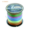 Retail packing wholesale fishing tackle lines braided fishing line x8
