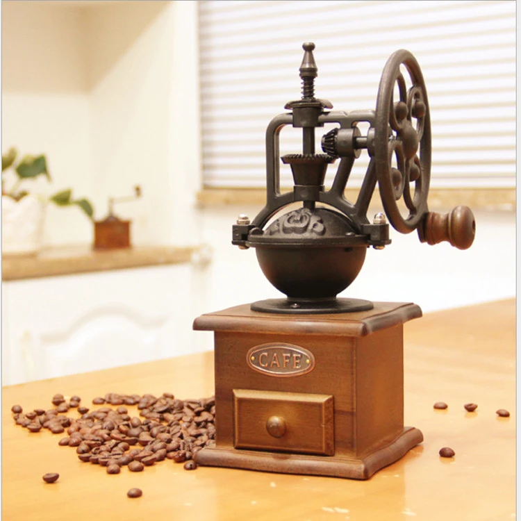 Retro ferris wheel hand grinder coffee bean grinder manual grinder ceramic pepper mill