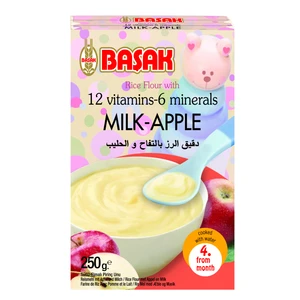 Rice Flour with Milk and Apple (Baby Food with 12 Vitamins - 6 Minerals)