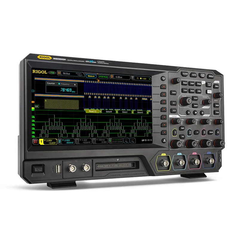 RIGOL MSO5000 series Digital Oscilloscope MSO5102 100MHz 8 GSa/s Sampling rate 2 analog channels