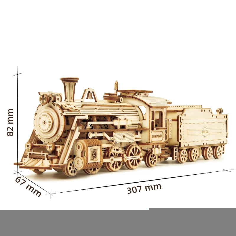 Robotime Factory Mechanical Toy Laser Cut Wood Crafts 3D Puzzle