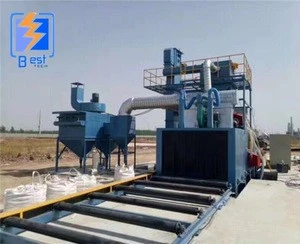 Roller Conveyor Shot Blasting Machine For Cleaning Car Parts