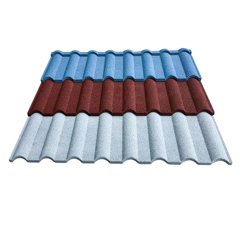 Roofing Construction Materials Real Estate Building Materials Stone Coated Steel Roof Tile Economical Metal Roofing Tile