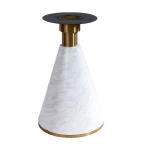 round coffee table base stainless steel brushed  restaurant metal furniture leg hardware 	marble pedestal table base