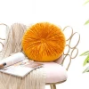 Round Cushion Small Fresh Personality Handmade Pumpkin Velvet Pillow Cushion Office Waist Pillow Sofa Pillow