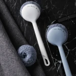 Round Dish Brush,  Scrub Brush for Pans Pots Grips Kitchen Sink Cleaning, eco dish brush set