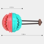 Rubber Pet Cleaning Balls Toys Ball Chew Toys Tooth Cleaning Balls Food Dog Toy Made in China
