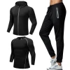 Running Wear Gym Fitness sets Outdoor Training Sets OEM customized Logo Stock Mens Sport Wear