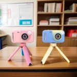 S9 Kids Digital Camera Mini Educational Toy with 1080P Projection Birthday Gift for Baby CMOS Imaging Sensor MicroSD Media Type