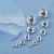 Import S925 Sterling Silver Flat Round Loose Spacer Beads for DIY Jewelry Making Findings from China