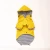 Import Sale Polyester Material 2020 Pet Yellow Windproof Rainproof Jacket Dog Apparel from China