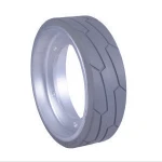 Scissor lift tires cured on solid tyres 323x100 with Pattern TP329 for JLG2915012