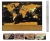 Import Scratch Off World Map with outlined US States - Large Wall Poster - Detailed Travel Tracker - Perfect Gift for Travelers from China