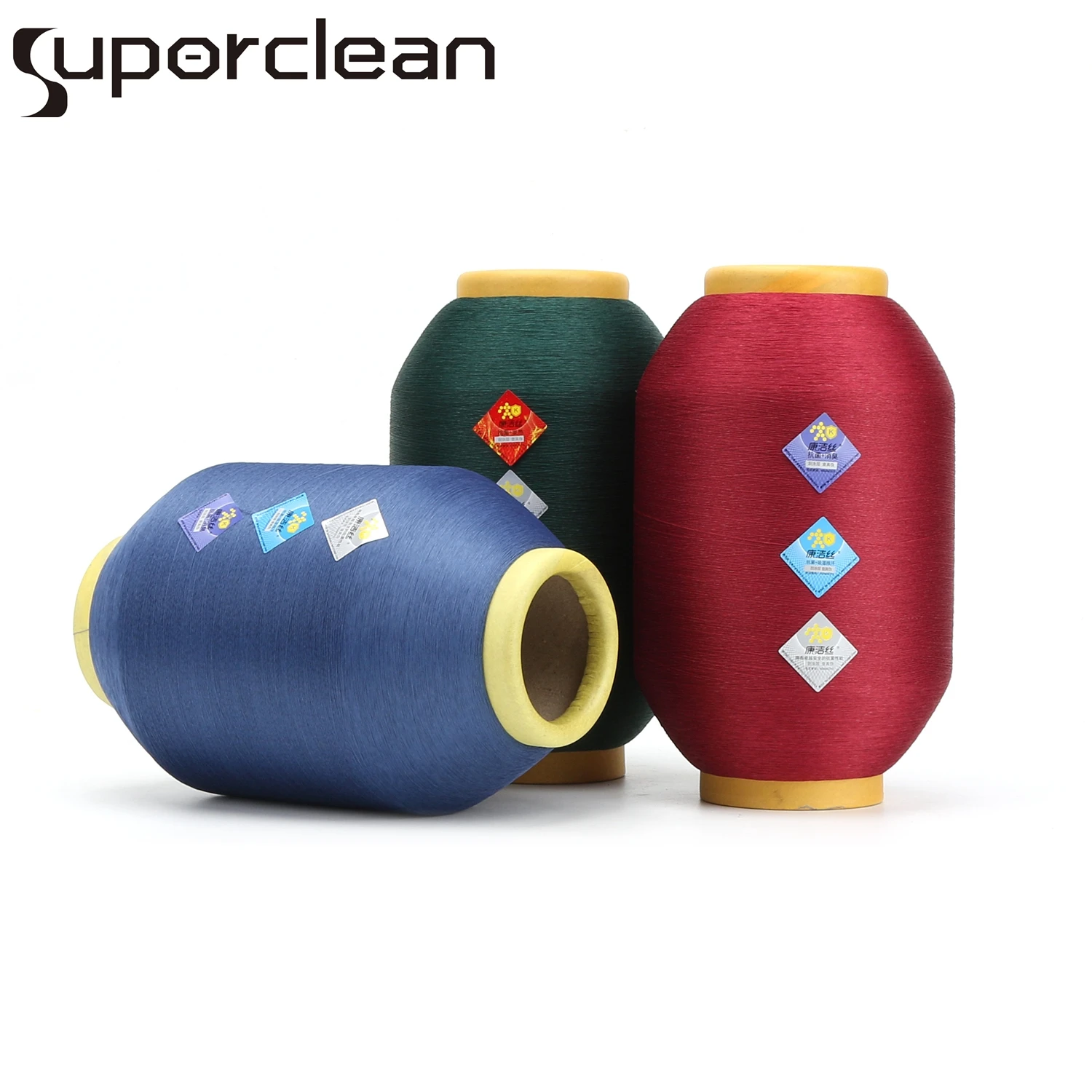SCY polyester 75d 40d creora spandex korea stock covered lot yarn 4075